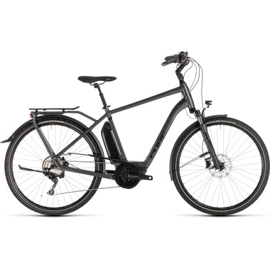Bicicleta de paseo eléctrica CUBE TOWN SPORT HYBRID PRO 500 Gris 2019 0